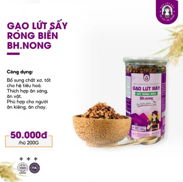 Gạo Lứt Sấy Rong Biển Bh.Nong