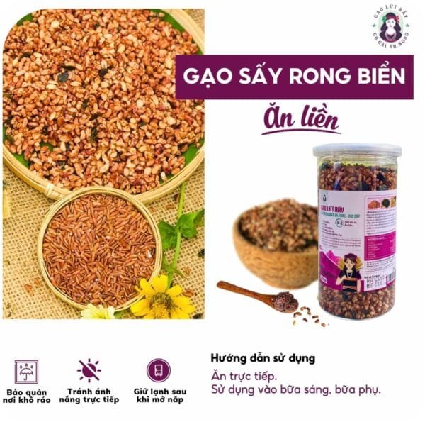 Gạo Lứt Sấy Rong Biển Bh.Nong