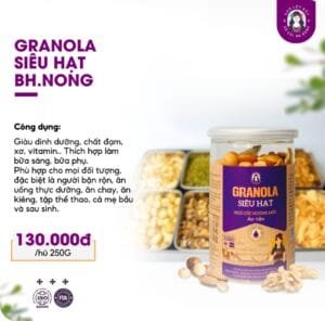 GRANOLA SIÊU HẠT Bh.Nong