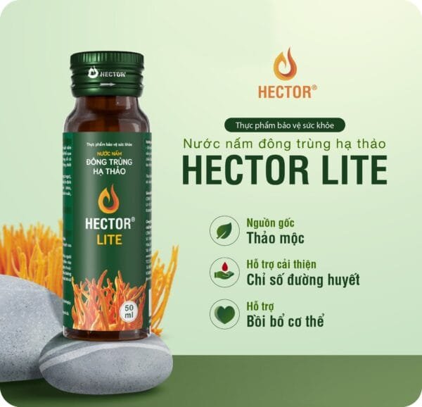 Nước đông trùng hạ thảo Hector Lite