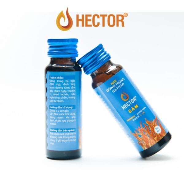 Nước đông trùng hạ thảo Hector Sâm rất tiện lợi để sử dụng hàng ngày