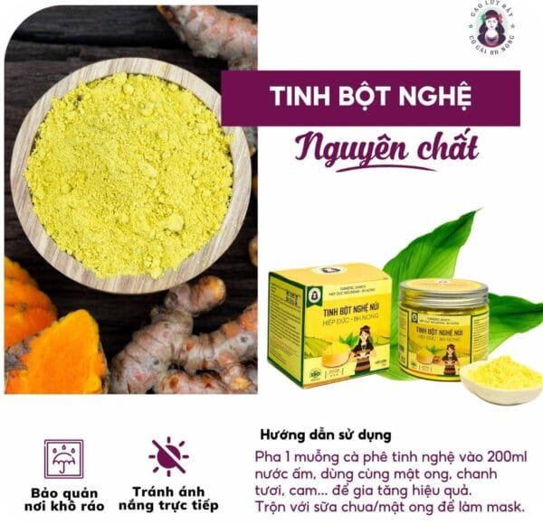 Tinh Bột Nghệ BH.NONG (Dạng Bột)