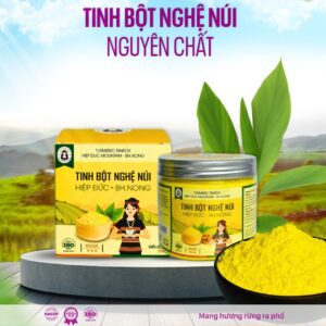 Tinh Bột Nghệ Núi Nguyên Chất BH.NONG hỗ trợ tiêu hóa và làm đẹp da